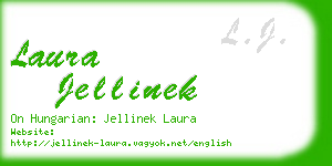 laura jellinek business card